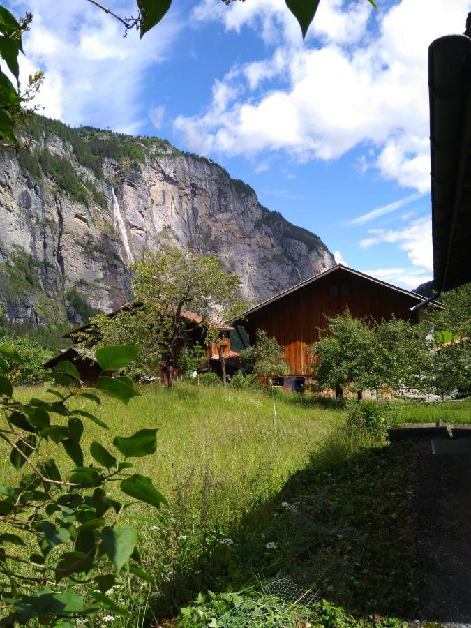 Ferien Cottage Flueehblueemli Stechelberg Exterior foto