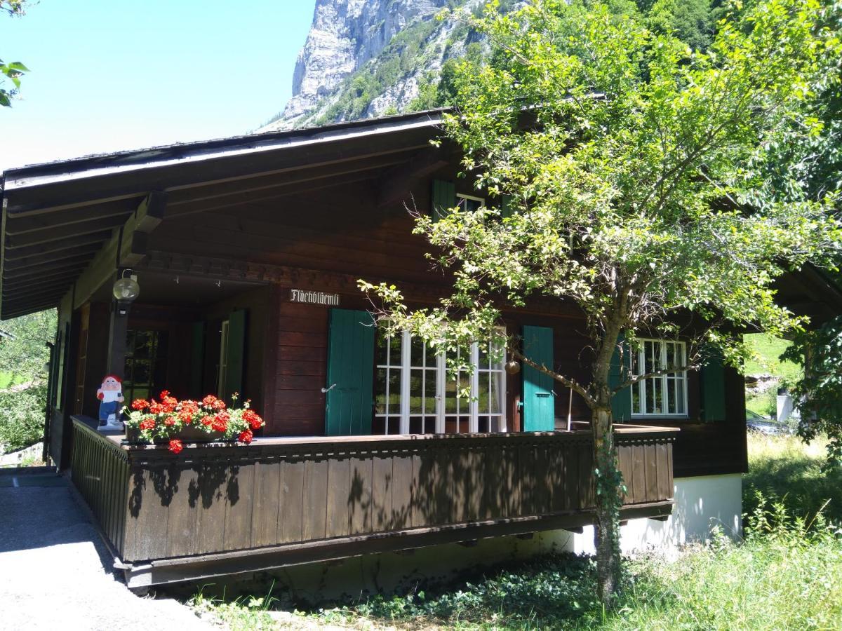 Ferien Cottage Flueehblueemli Stechelberg Exterior foto