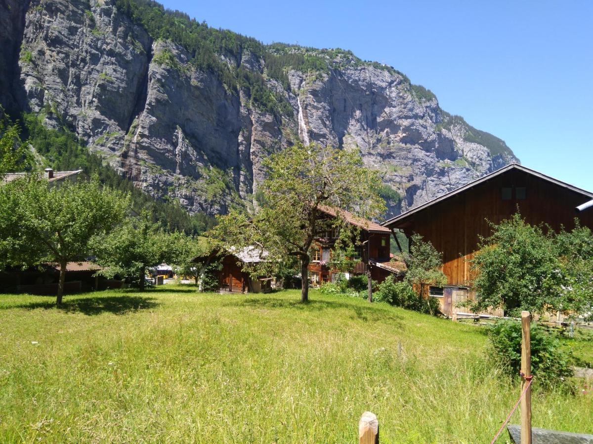 Ferien Cottage Flueehblueemli Stechelberg Exterior foto